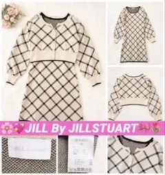 JILL by JILLSTUART ♡チェック柄ニットワンピース