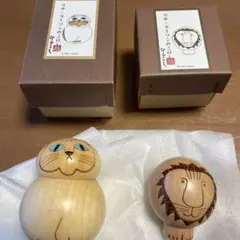 新品同様/箱あり】カイボイスン ラブバード ペア 北欧インテリア 木製