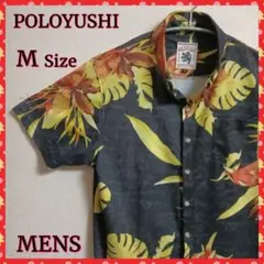 【POLOYUSHI】かりゆしウェア　アロハ　ぽろゆし　ノーアイロン　✨美品✨