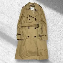 【スピックアンドスパン】トレンチコート 綿100％ ベルト有 裏地有 40