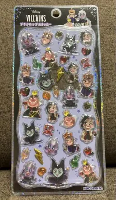 プチドロ　プチドロップステッカー　シール　ステッカー　ディズニー　ヴィランズ