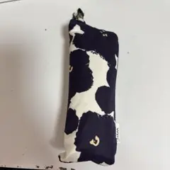 折りたたみ傘 ネイビーとホワイト花柄