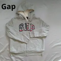 GAP 裏ボア グレージップ パーカー