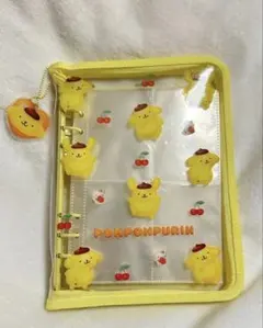 サンリオ3D クリアバインダー ポムポムプリン サンリオ シール シール帳