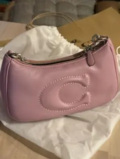 COACH ジョニー バッグ ピンク ショルダーバッグ ミニ COACH ジョニー バッグ ピンク ショルダーバッグ ミニ - メルカリ