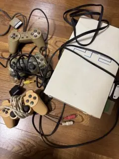 PlayStation 2 本体 コントローラー3個付き