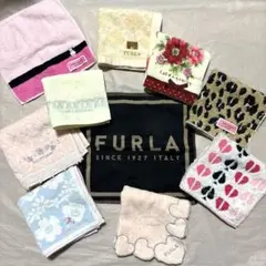 ブランドハンカチ１０枚まとめ売り　フルラ　ケイトスペード ジルスチュアート