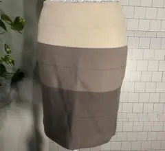 COUP DE CHANCE ミニスカート ★ベージュ&グレイ系2種 サイズM