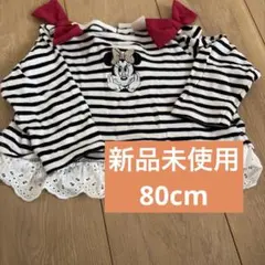 petit main☆ディズニー肩リボンロンT ミニー 80cm