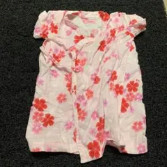 Hot Biscuits ホットビスケッツ ミキハウス 花柄甚平 60-70