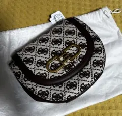 GUESS ロゴ ショルダーバッグ ベージュ/ブラウン 保存袋付き