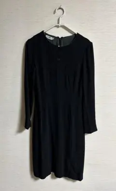 黒 長袖 ワンピースのサムネイル