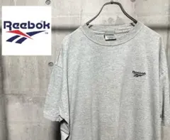 90s REEBOK リーボック　SS TEE グレー ビックサイズ　メキシコ製