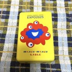 美品☆大阪万博 EXPO 2025☆ミャクミャクサブレ お菓子缶