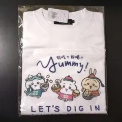 ちいかわ飯店 Tシャツ YUMMY ホワイト (Mサイズ)