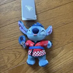 Disney Store スティッチ ぬいぐるみキーチェーン 祭りのサムネイル