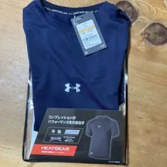 Under Armour HEATGEAR 半袖アンダーシャツ S ネイビー