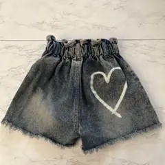 バースデイ　rabyraby デニム　ショートパンツ　110