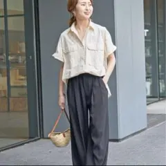 Spick and Span ガーメントダイサファリシャツのサムネイル