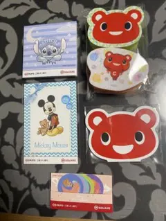 スティッチ・ミッキー・クマ メモ用紙 他5点セット　❗️ 非売品