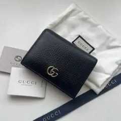 299 極上美品 GUCCI グッチ マーモント 2つ折り財布