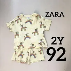 ★92cm/2Y★ZARA セットアップ パジャマ ユニコーン柄のサムネイル