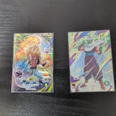 ドラゴンボールスーパーダイバーズ ゴテンクス、ピッコロ 2枚セット