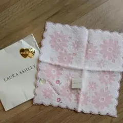 新品 タグ付き ☆ ローラアシュレイ タオルハンカチ