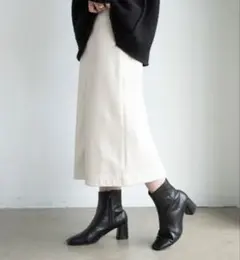 Aunt Marie's フェイクレザータイトスカートのサムネイル