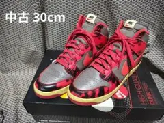 NIKE DUNK HIGH 1985 赤/灰 中古30cmのサムネイル