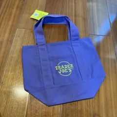Trader Joe's ミニトートバッグ パープル
