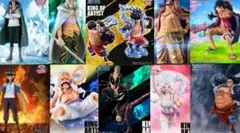 12点　ワンピース　フィギュア　king of artist レイリー　ルフィ