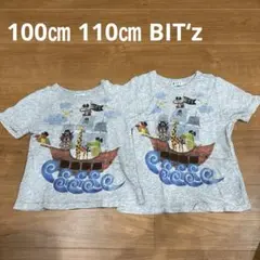 BIT'Z 海賊船プリント Tシャツ 2枚セットのサムネイル