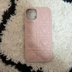 ハートキルティング iPhoneケース14.15