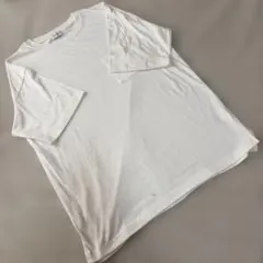 PLUS ONE ポケット付き 半袖Tシャツ ホワイト XLのサムネイル