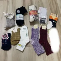 レディース靴下　14点　まとめ売り　チュチュアンナ　アディダス　厚手　レース