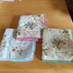 新品未使用WEDGWOODタオルハンカチ3枚セット