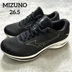 ミズノMizuno ブラック メンズランニングシューズWAVE RIDER２５のサムネイル