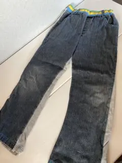 キッズ スリムフィット長ズボン グレー デニム