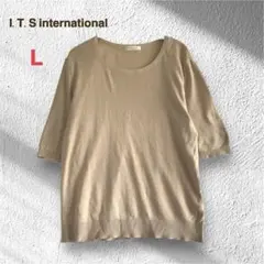 I.T.'S. international 綿100% ニット カットソー L