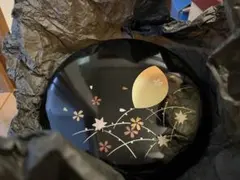 Yukiko Hanai 漆器の盆 桜模様のサムネイル