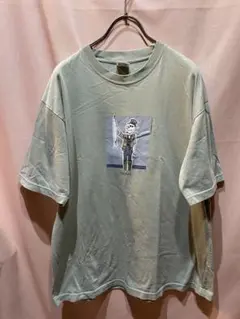 釣り Tシャツ 古着　キャラクター　グラフィック L