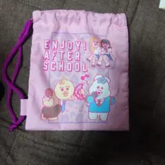 可哀想に！えんじょい★スクールライフ おぱんちゅうさぎ 一番くじ　巾着
