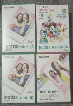 富士フイルム チェキ用フィルム20枚 +ディズニー10枚+マカロン10枚