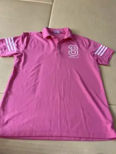 adidas ピンク ポロシャツ Lサイズ