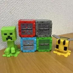 マイクラ　マクドナルド　ハッピーセット　クリーパー　ハチ　ブロック　６種類