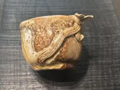 景德鎮 柴燒 裸焼きカップ（一点物）釉薬なし 備前焼