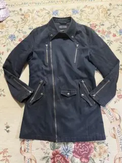 モーガン　メンズ　モッズコート　ブラック　M 冬　秋　ジャケット　ミリタリー