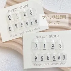 サイズ計測用チップ　サンプルチップ