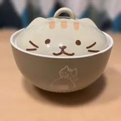 HAPINS ふくふくにゃんこ チャチャ丸 蓋付きどんぶりのサムネイル